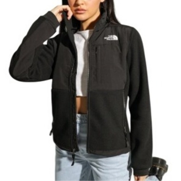 The North Face Denali Fleece Jacket Women's M Black Polartec Recycled - Picture 1 of 16
